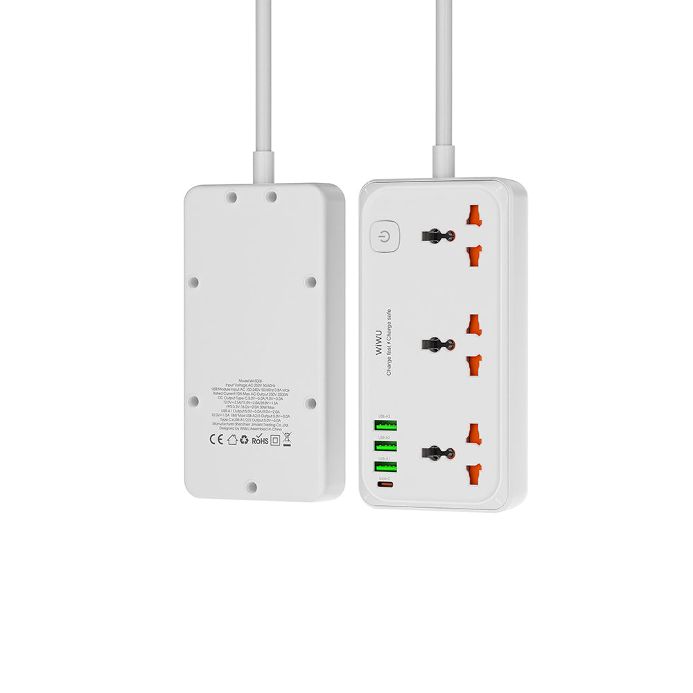 Wiwu Wi-S005 GaN Tech Power Strip Çoklu Priz 30W Wiwu Wi-S005 GaN Tech Power Strip Çoklu Priz 30W
